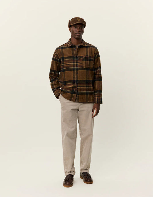Les Deux - Kaleb Check Wool Overshirt