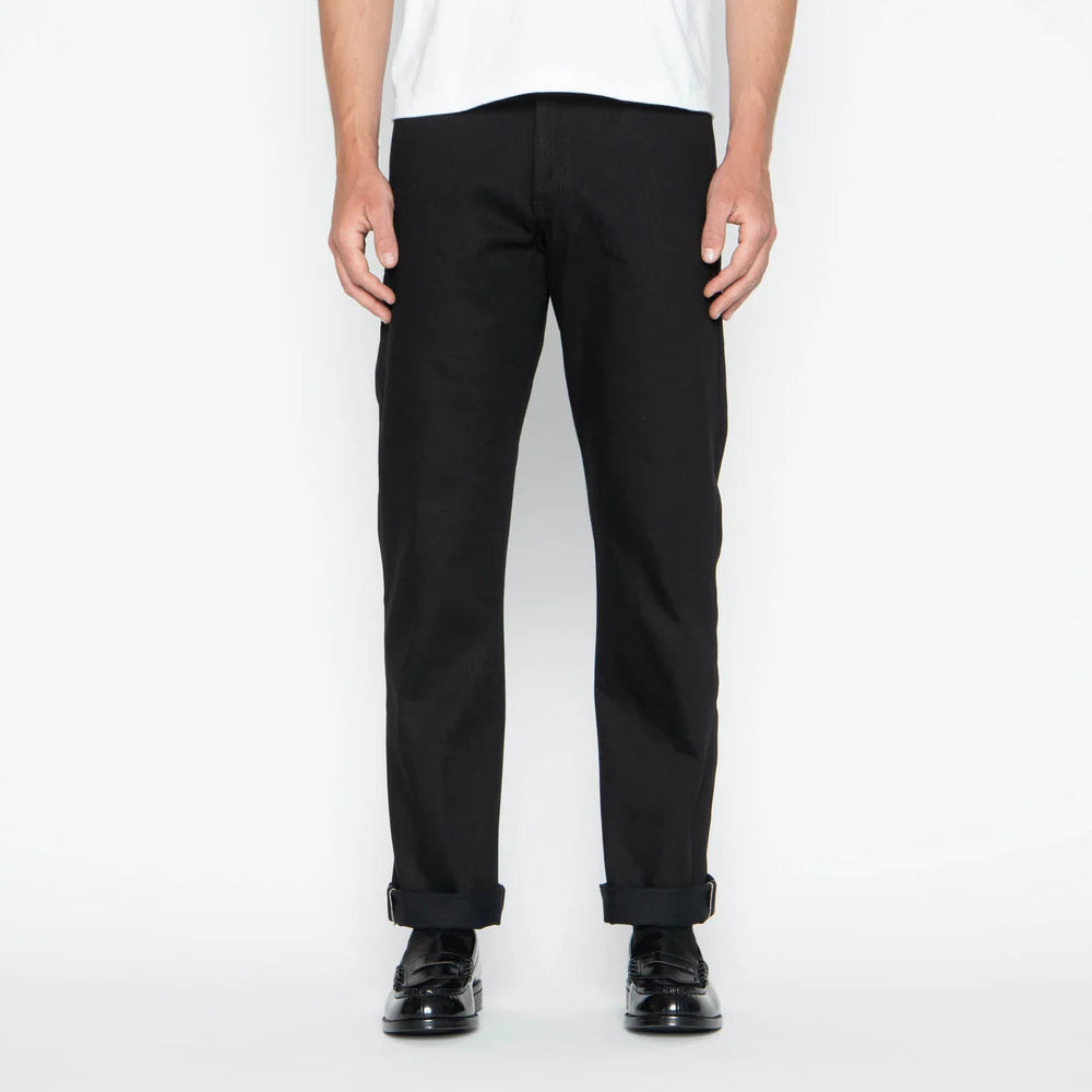 Naked and Famous - True Guy - Solid Black Selvedge