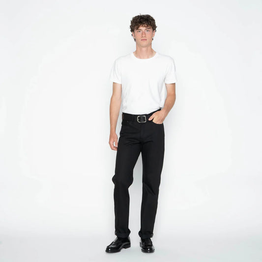 Naked and Famous - True Guy - Solid Black Selvedge