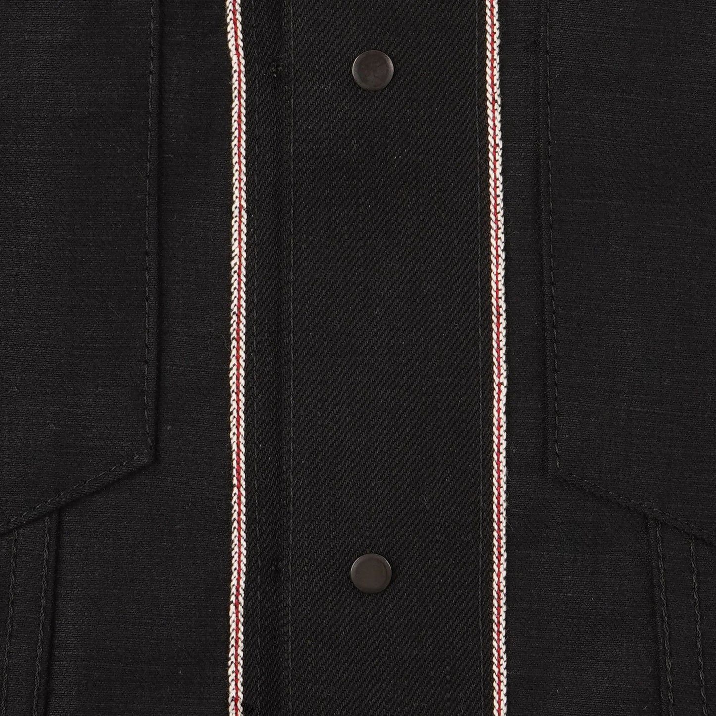 Naked and Famous - Solid Black Selvage Denim Jacket