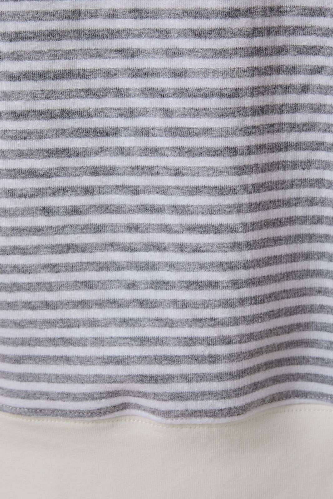 MOCK NECK STRIPE SWEATSHIRTS TOP