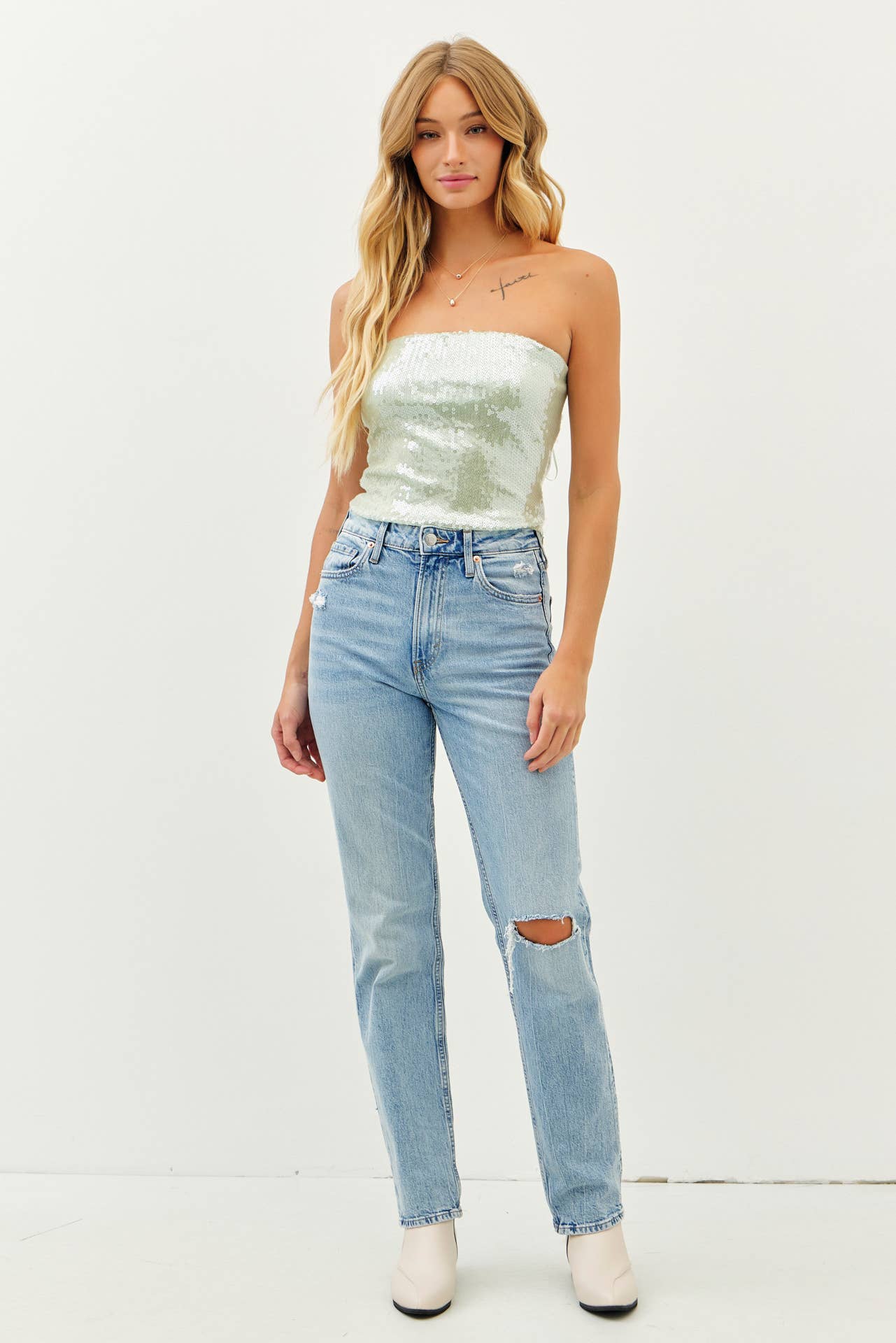 Lina Sequin Top