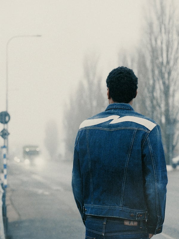 Nudie Jeans — Conny Denim Jacket · Big Wave Blue