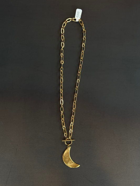 Gena Paige Designs - Essie Gold Moon Necklace
