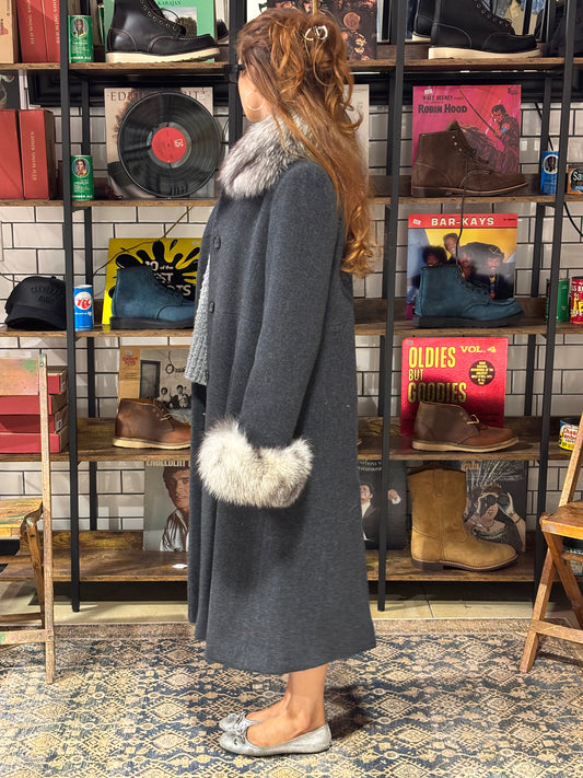 WG Vintage Lambswool & Fox Coat