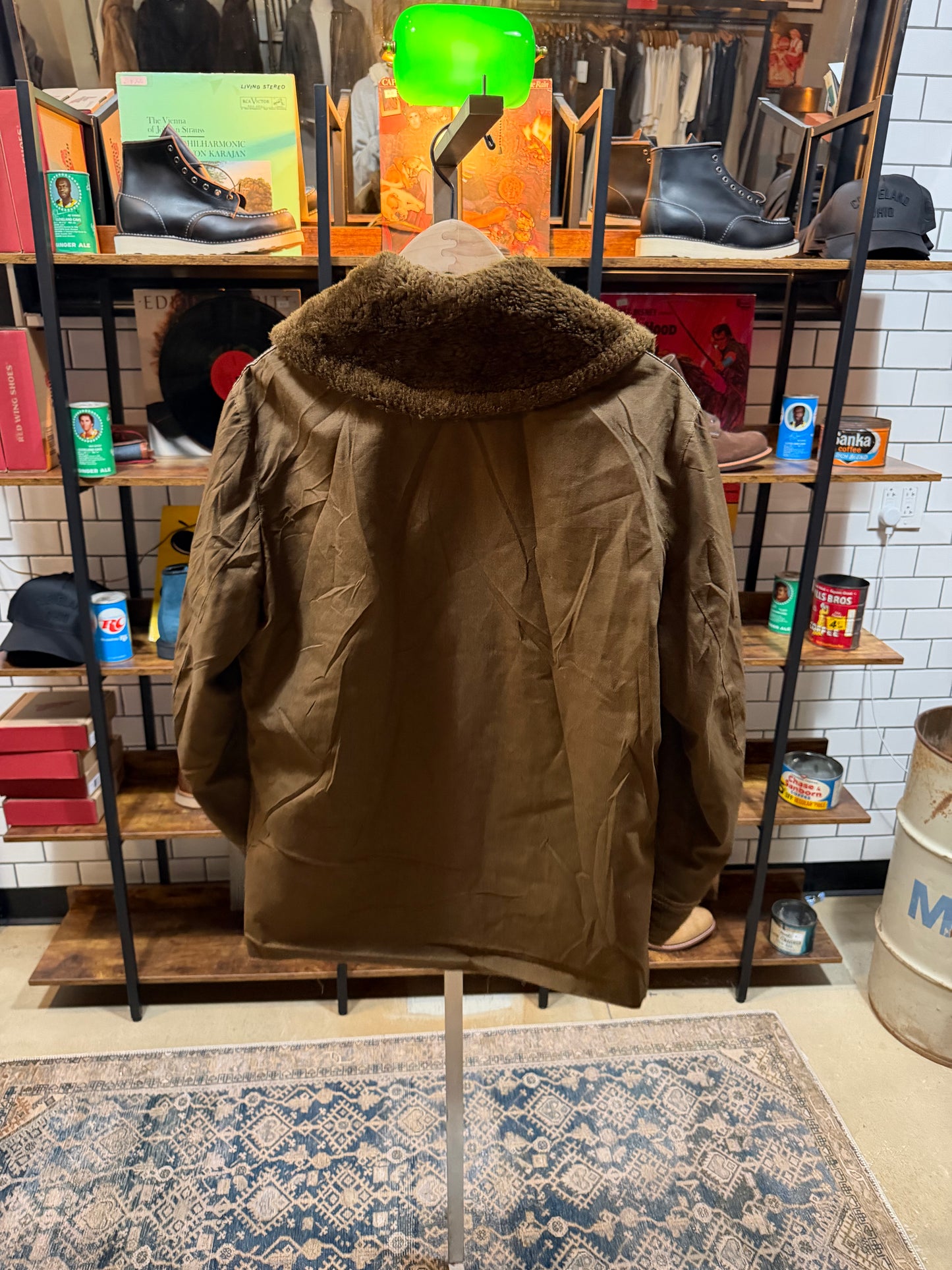 1970s Sherpa Lined Coat - 40
