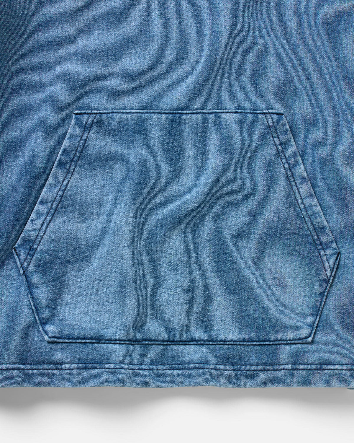 Taylor Stitch - The Baja Pullover in Washed Indigo Terry