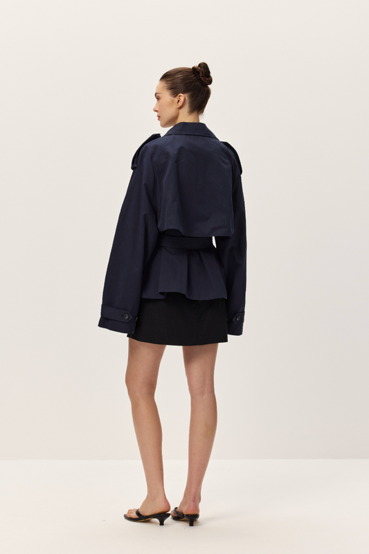 Eleonor Cropped Trench Coat