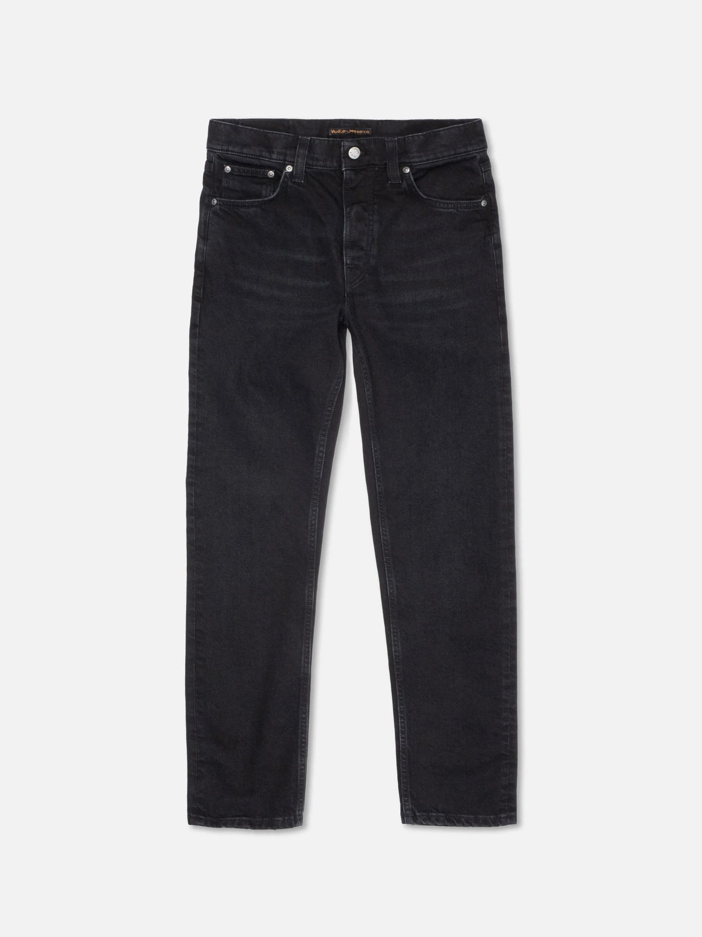 NUDIE JEANS CO - SOLID OLLIE BLACK STEEL