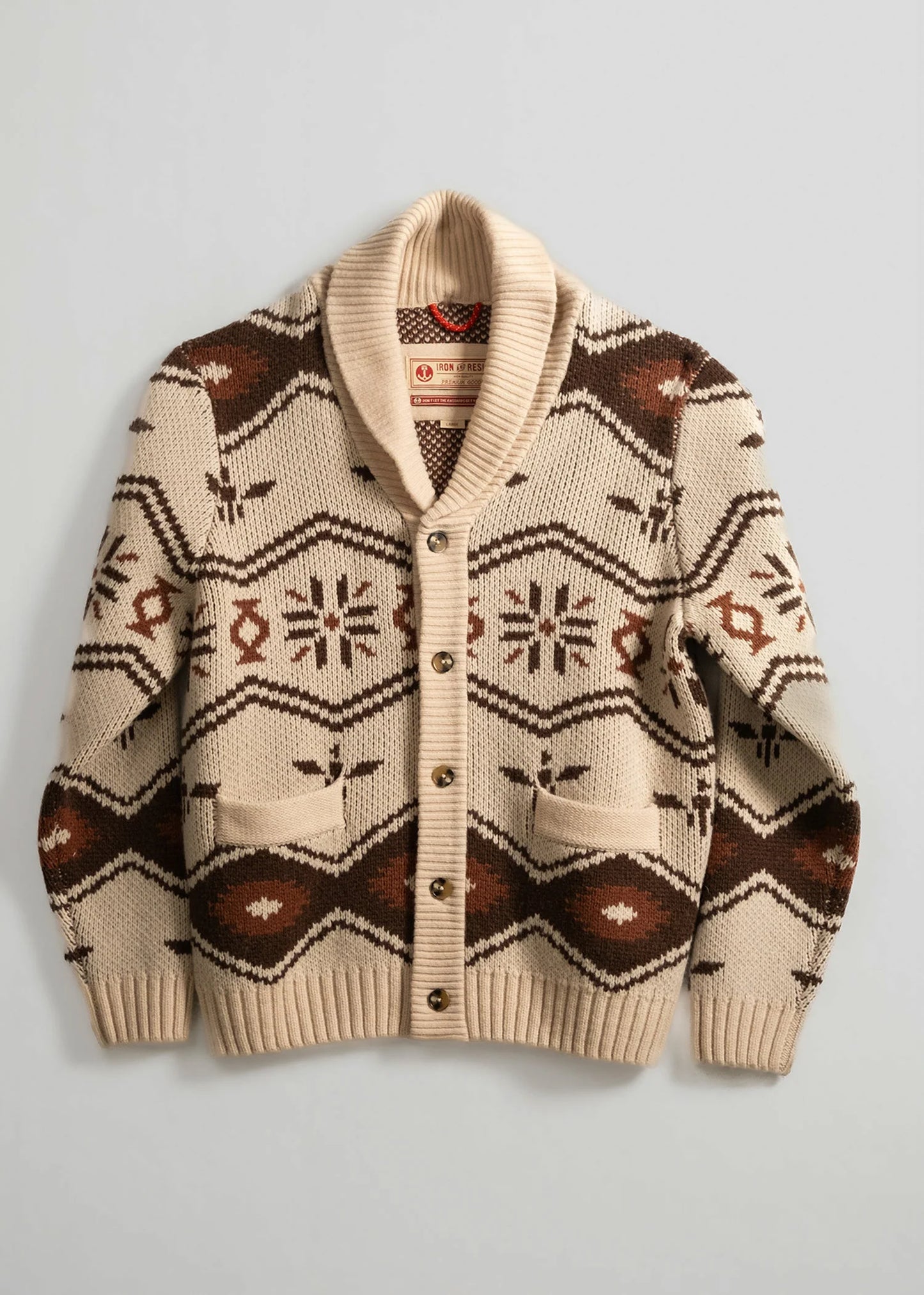 Iron & Resin - Wincha Shawl Collar Sweater