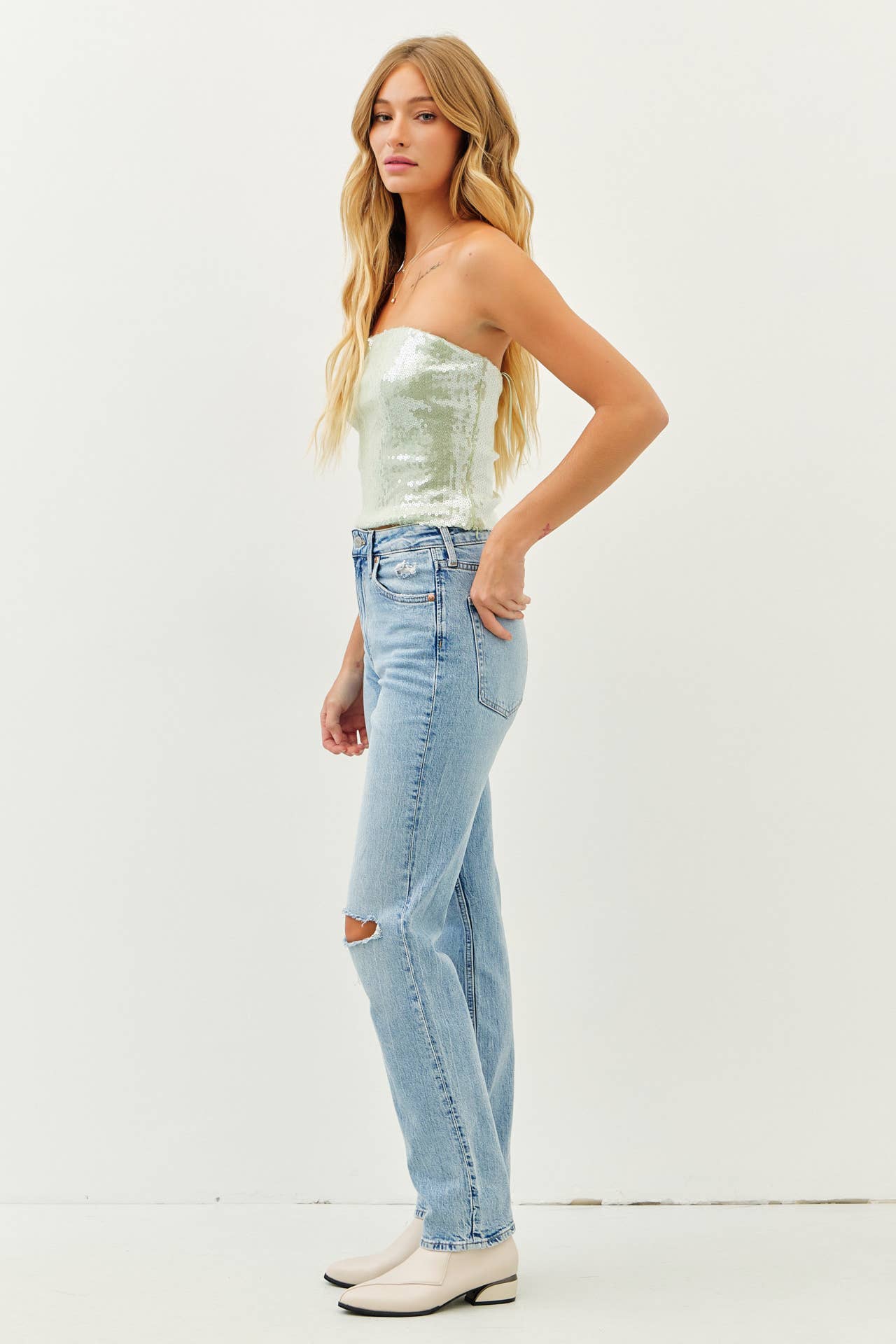 Lina Sequin Top