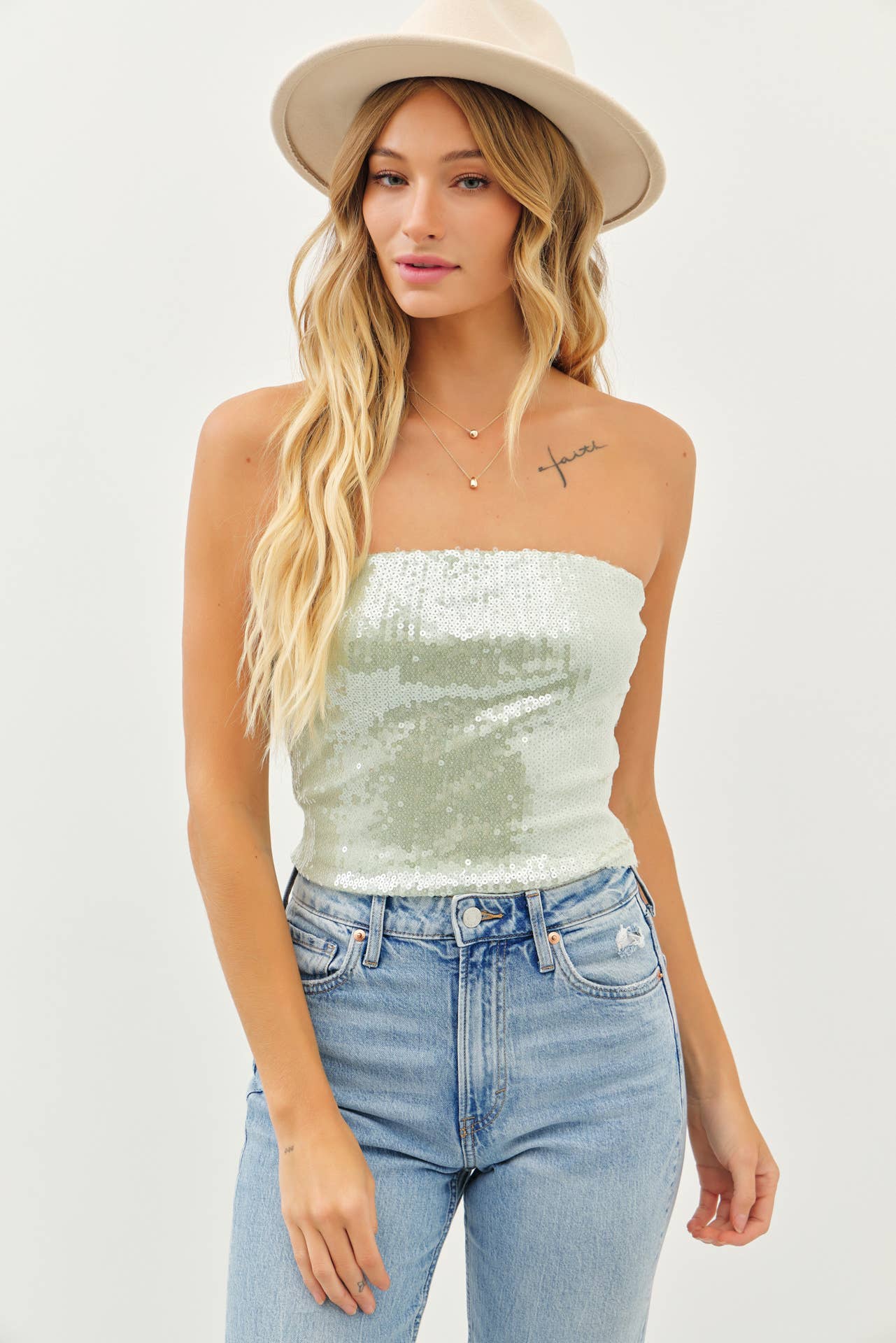 Lina Sequin Top