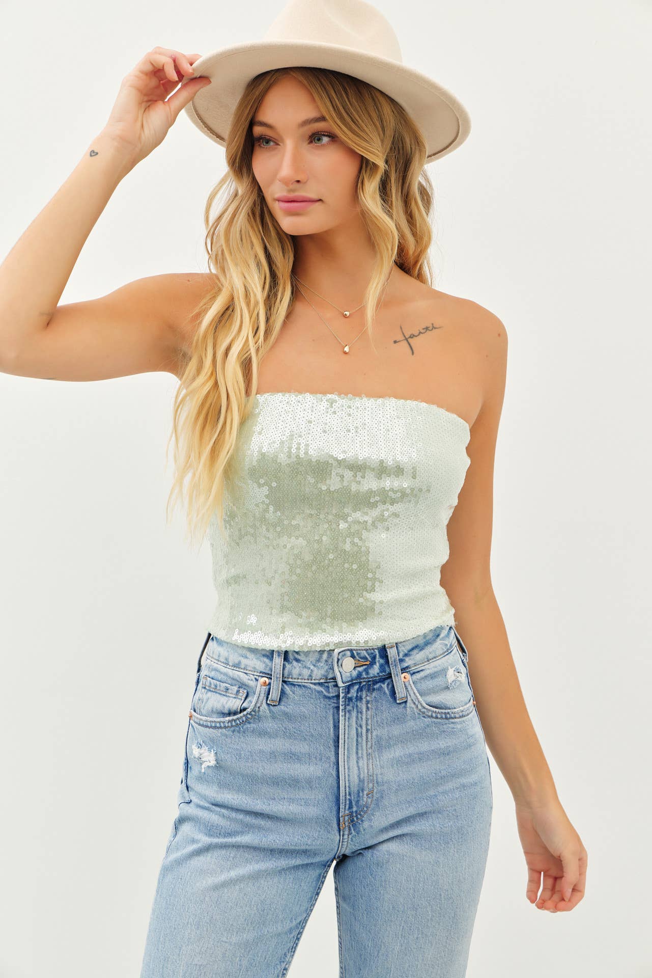 Lina Sequin Top