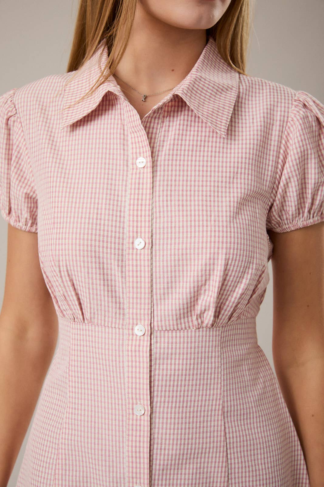 Picnic Gingham Mini Dress
