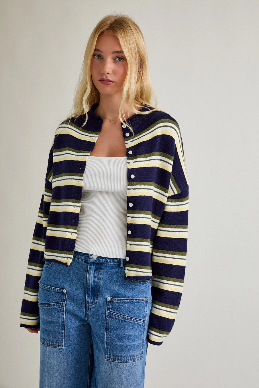 Amelia Stripe Sweater