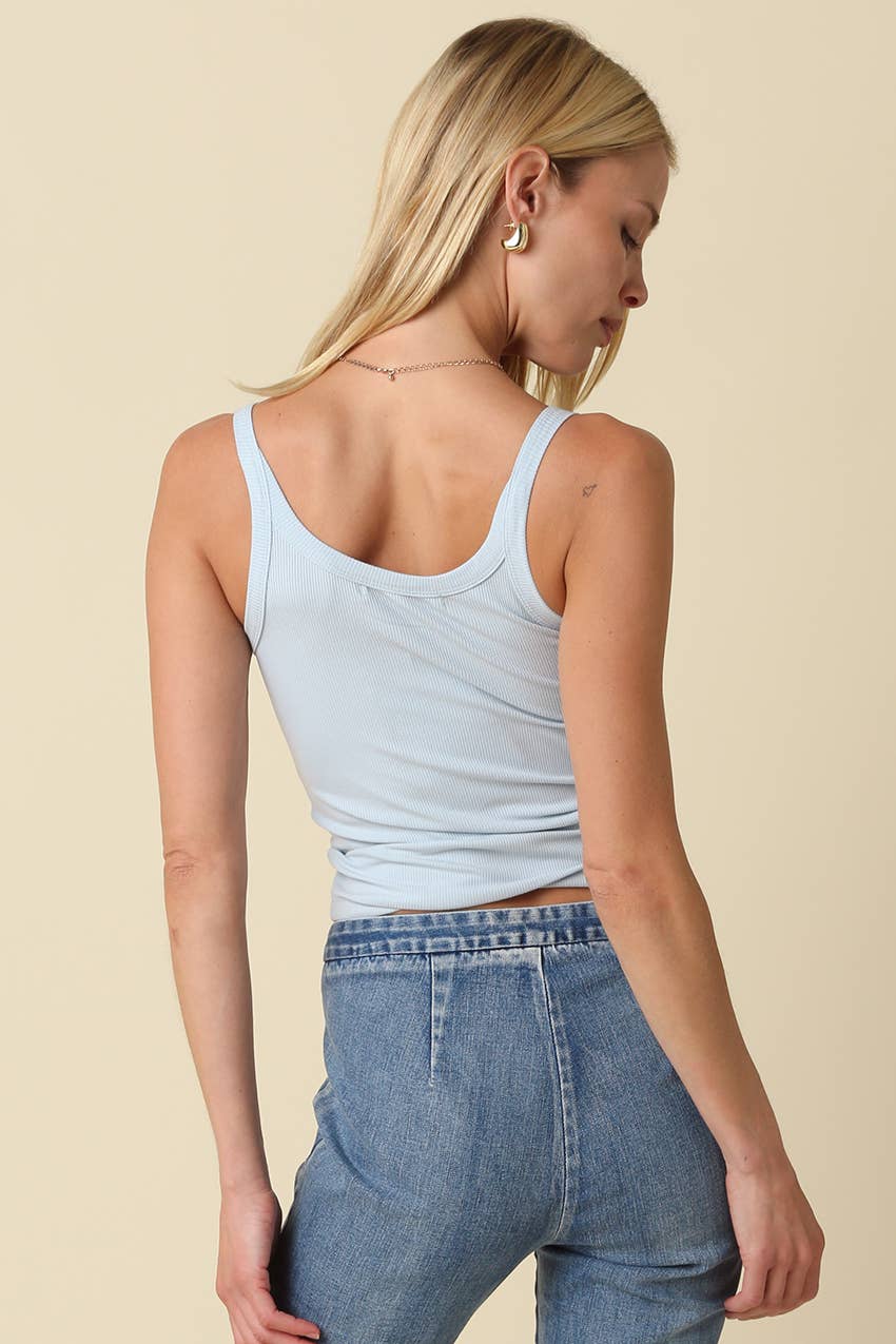 Amy Ribbed Tank Top