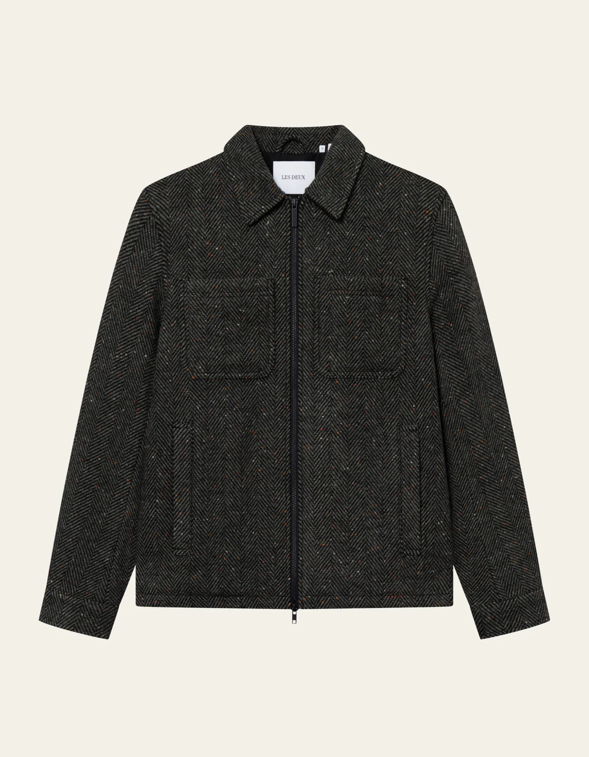 Les Deux - Marseille Herringbone Wool Jacket