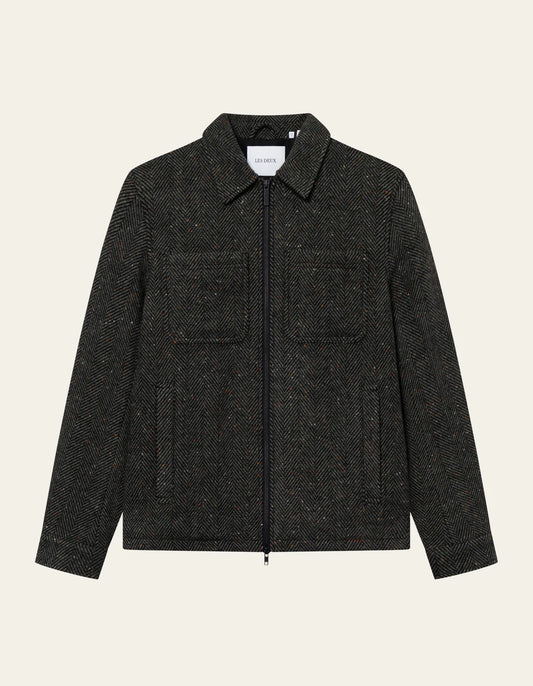 Les Deux - Marseille Herringbone Wool Jacket