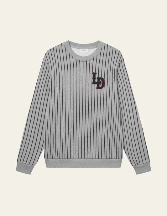 Les Deux - LD Patch Pinstripe Sweatshirt