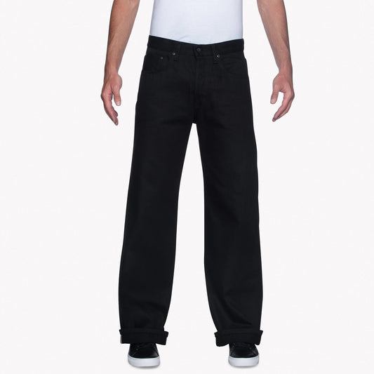 Naked & Famous - Strong Guy solid black selvedge