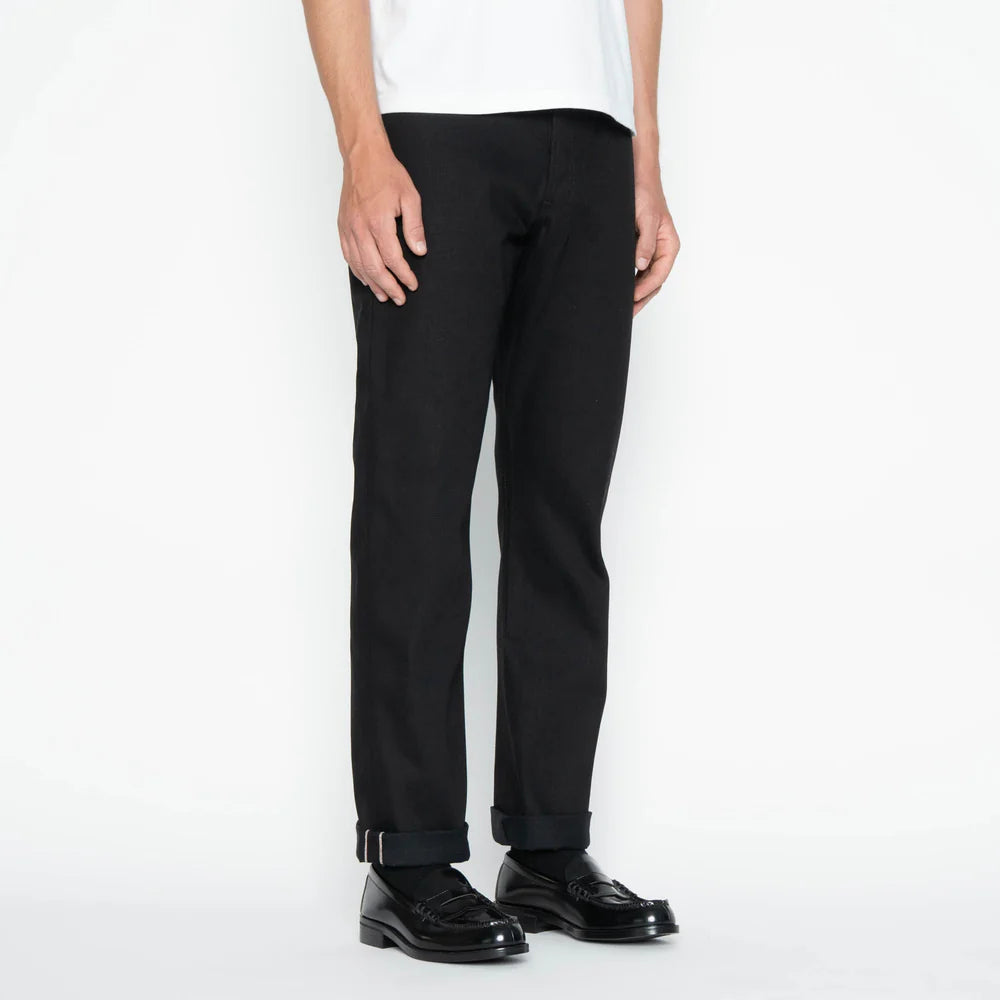 Naked and Famous - True Guy - Solid Black Selvedge