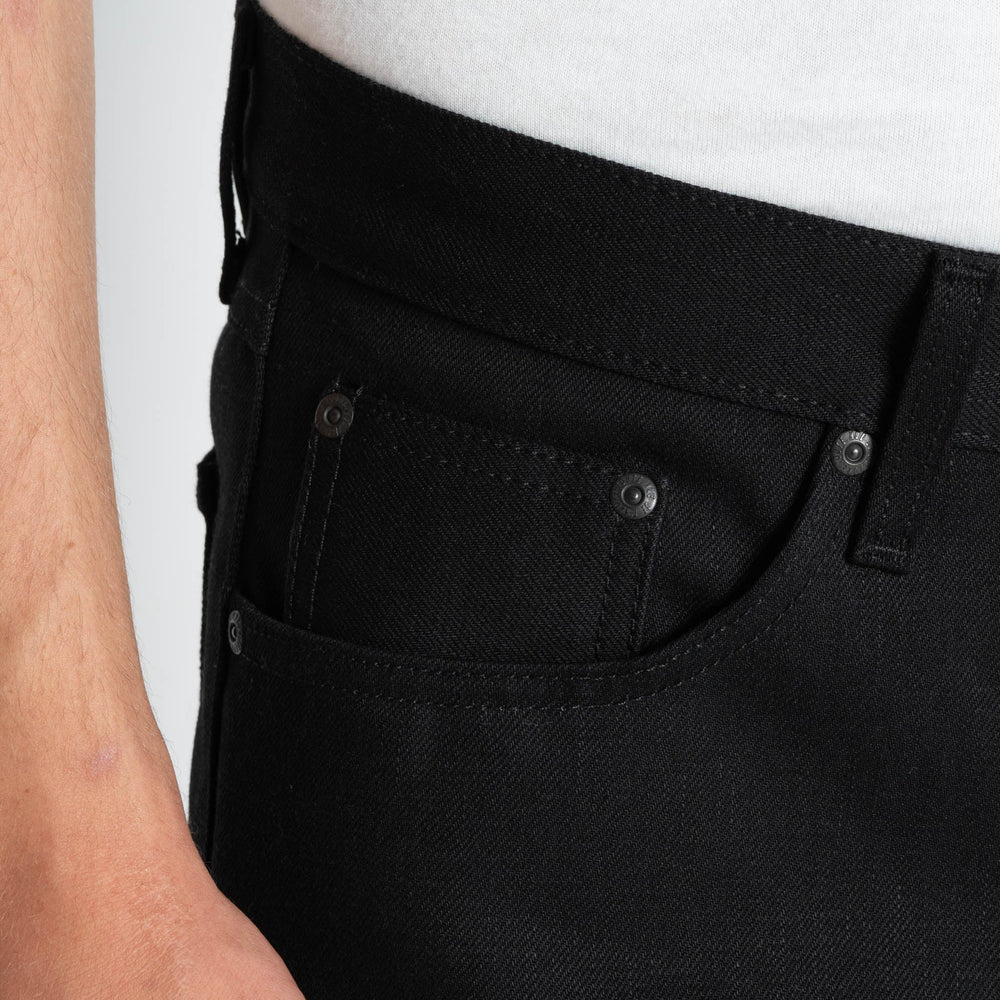 Naked and Famous - True Guy - Solid Black Selvedge