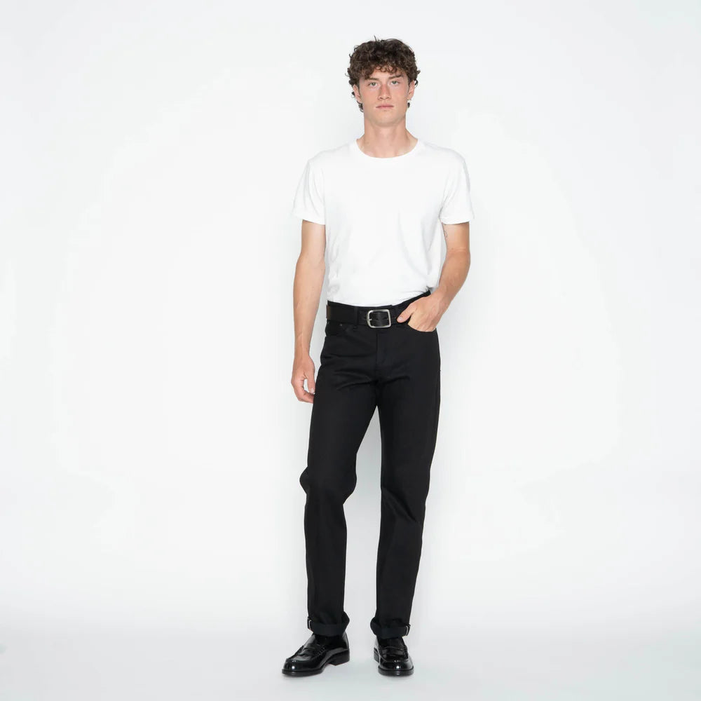 Naked and Famous - True Guy - Solid Black Selvedge