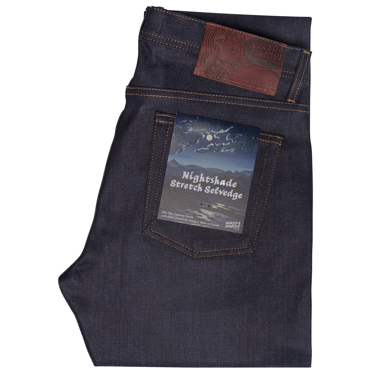 Naked and Famous - Weird Guy Nightshade Stretch Selvedge