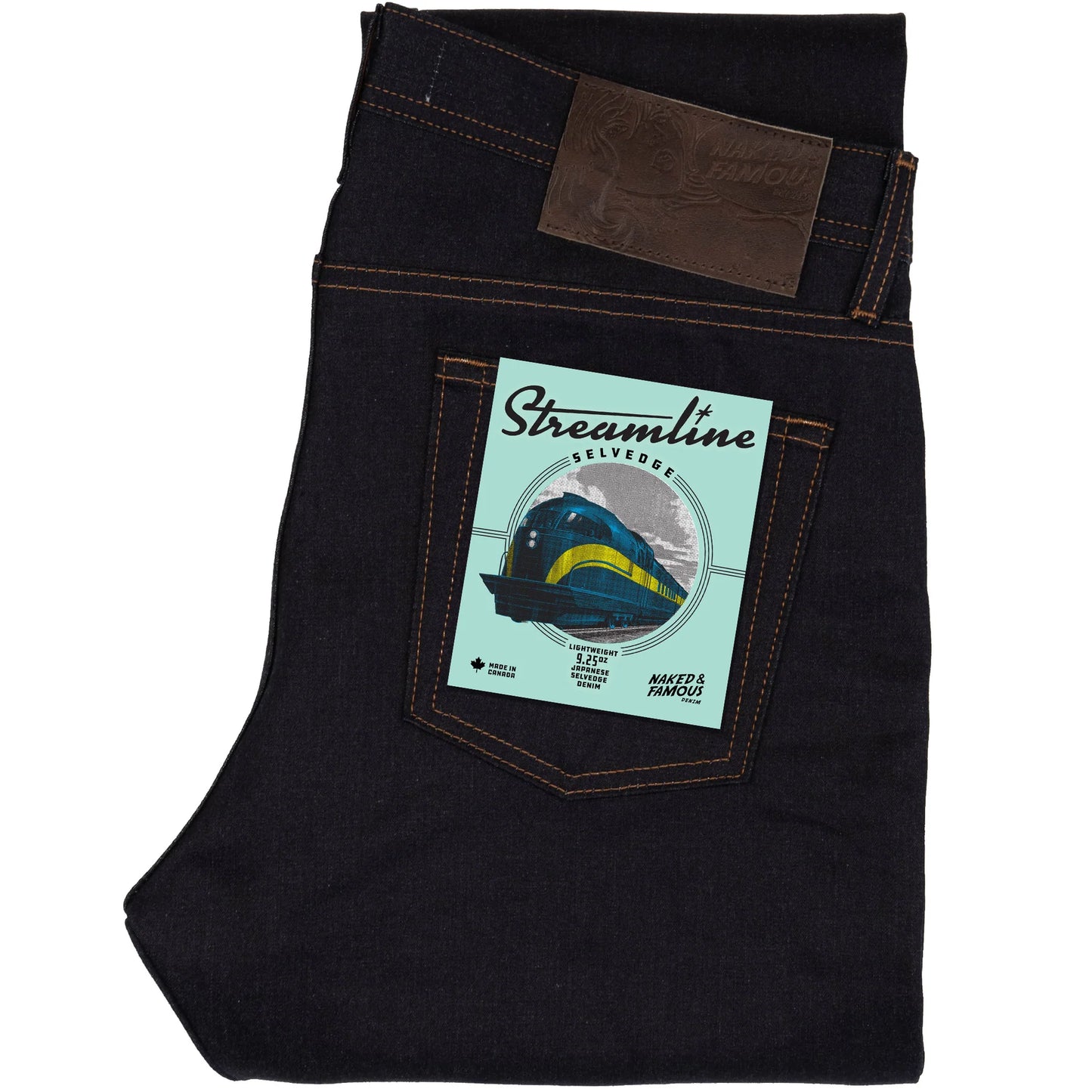 Naked & Famous - Weird Guy Streamline Selvege - Indigo