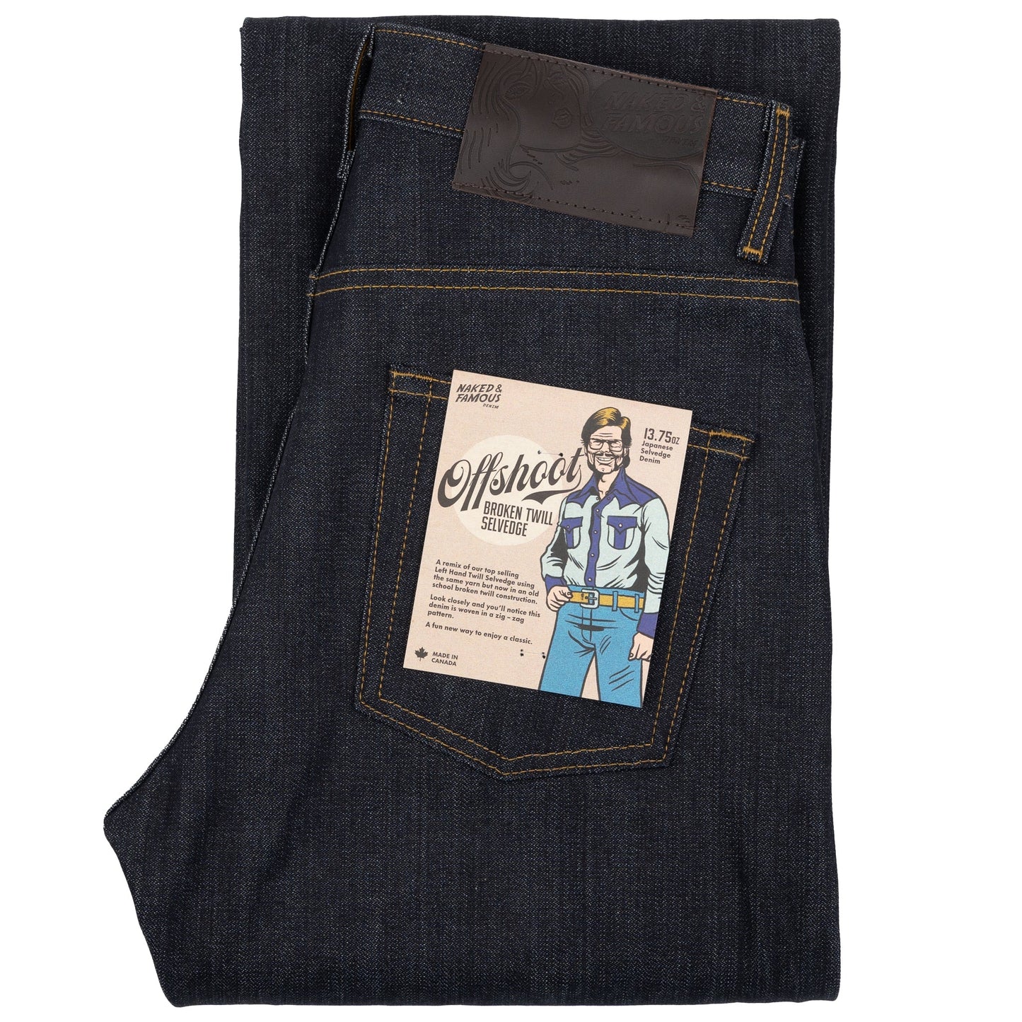 Naked and Famous - Strong Guy Offshoot Broken Twill