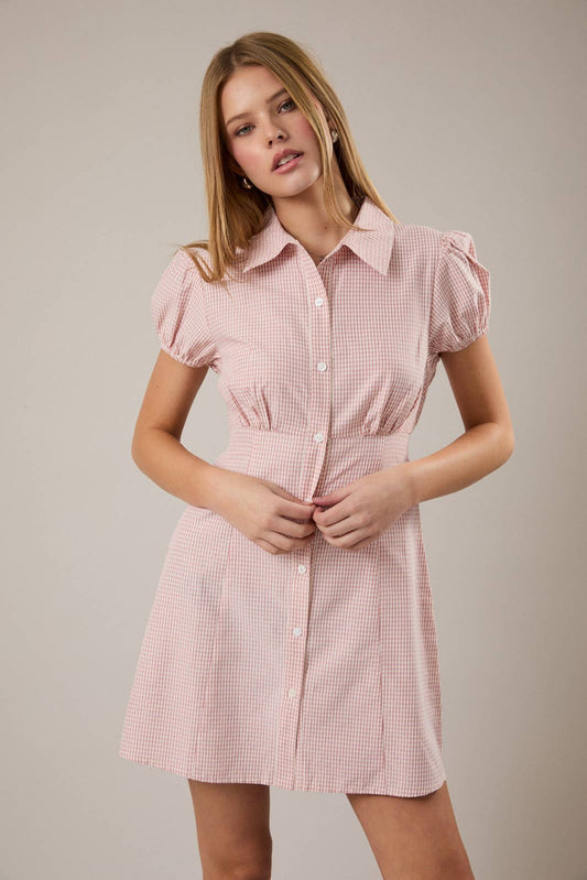 Picnic Gingham Mini Dress