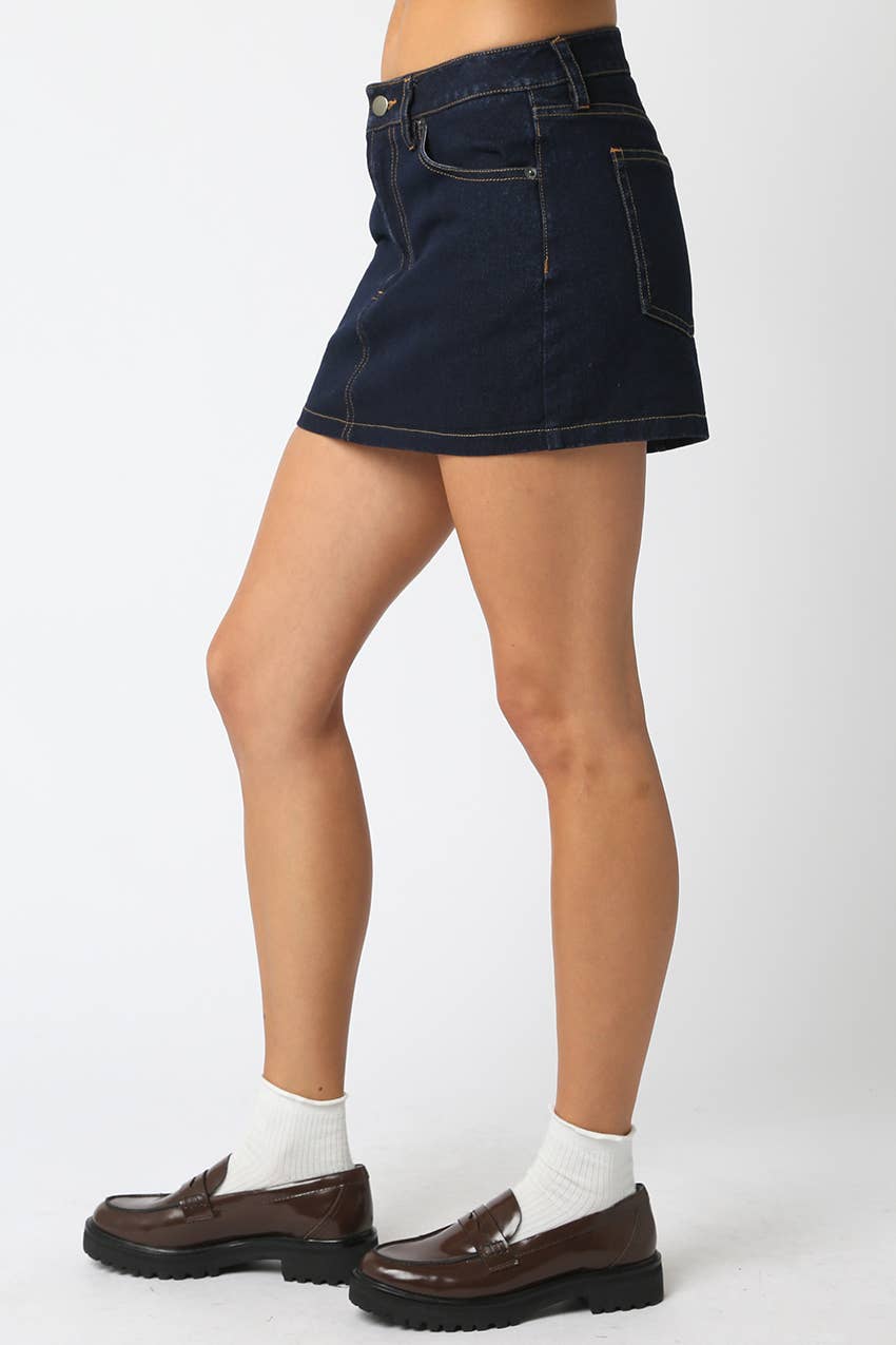 Jamie Denim Skirt