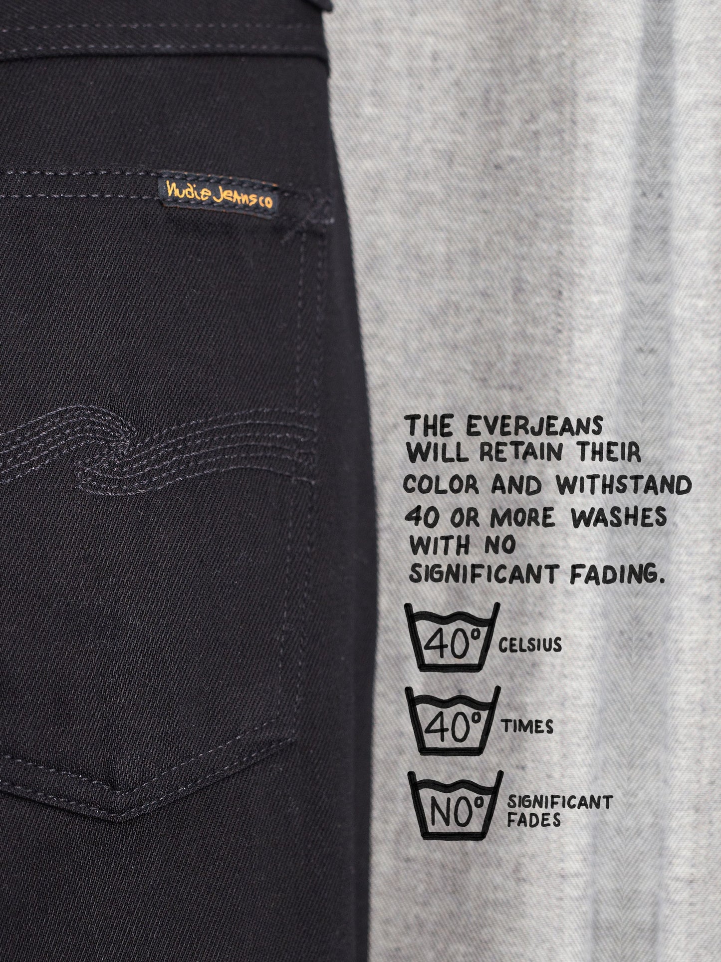 Nudie Jeans Co - Lean Dean Dry Everblack