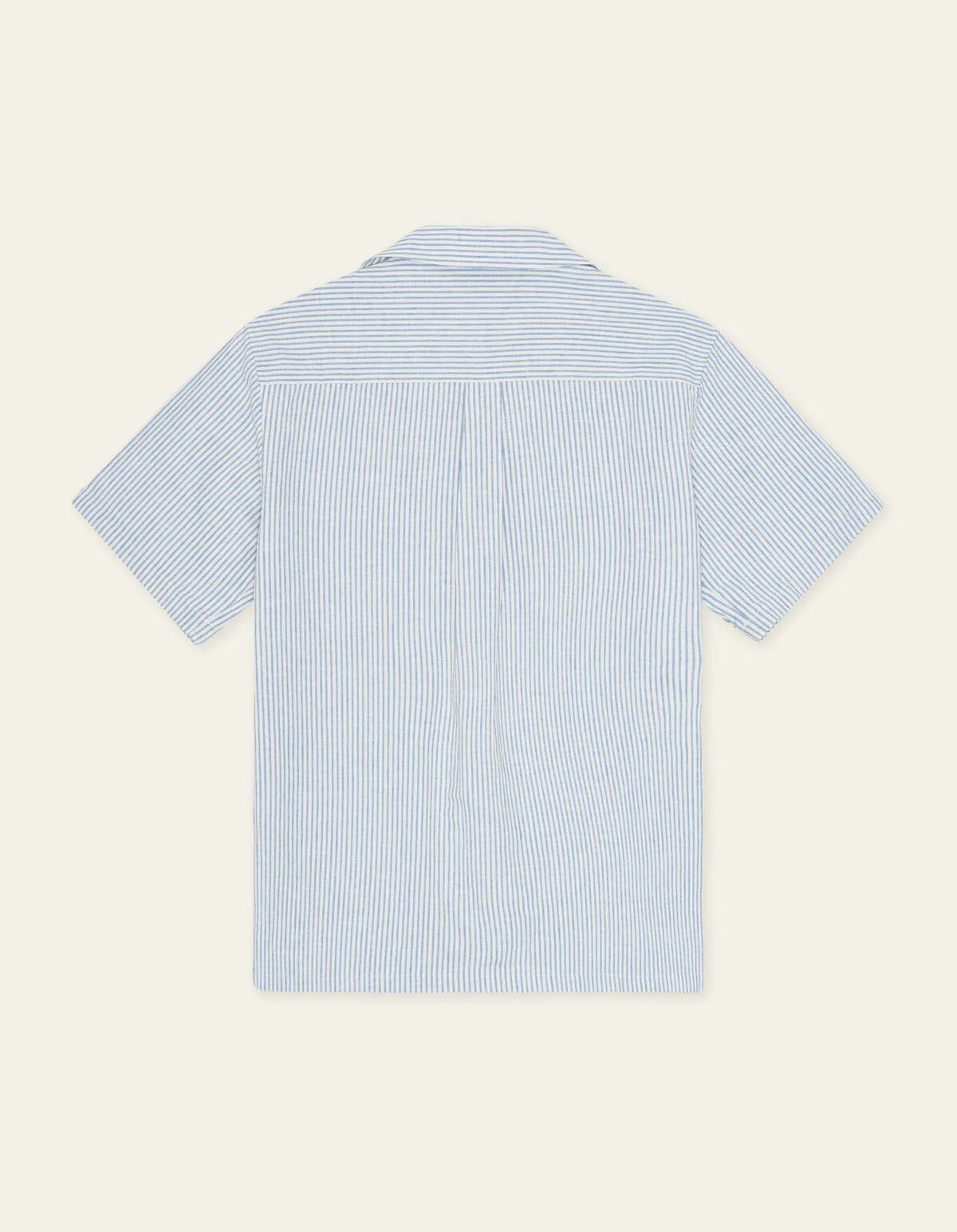 Lukas Stripe Cotton Linen SS Shirt