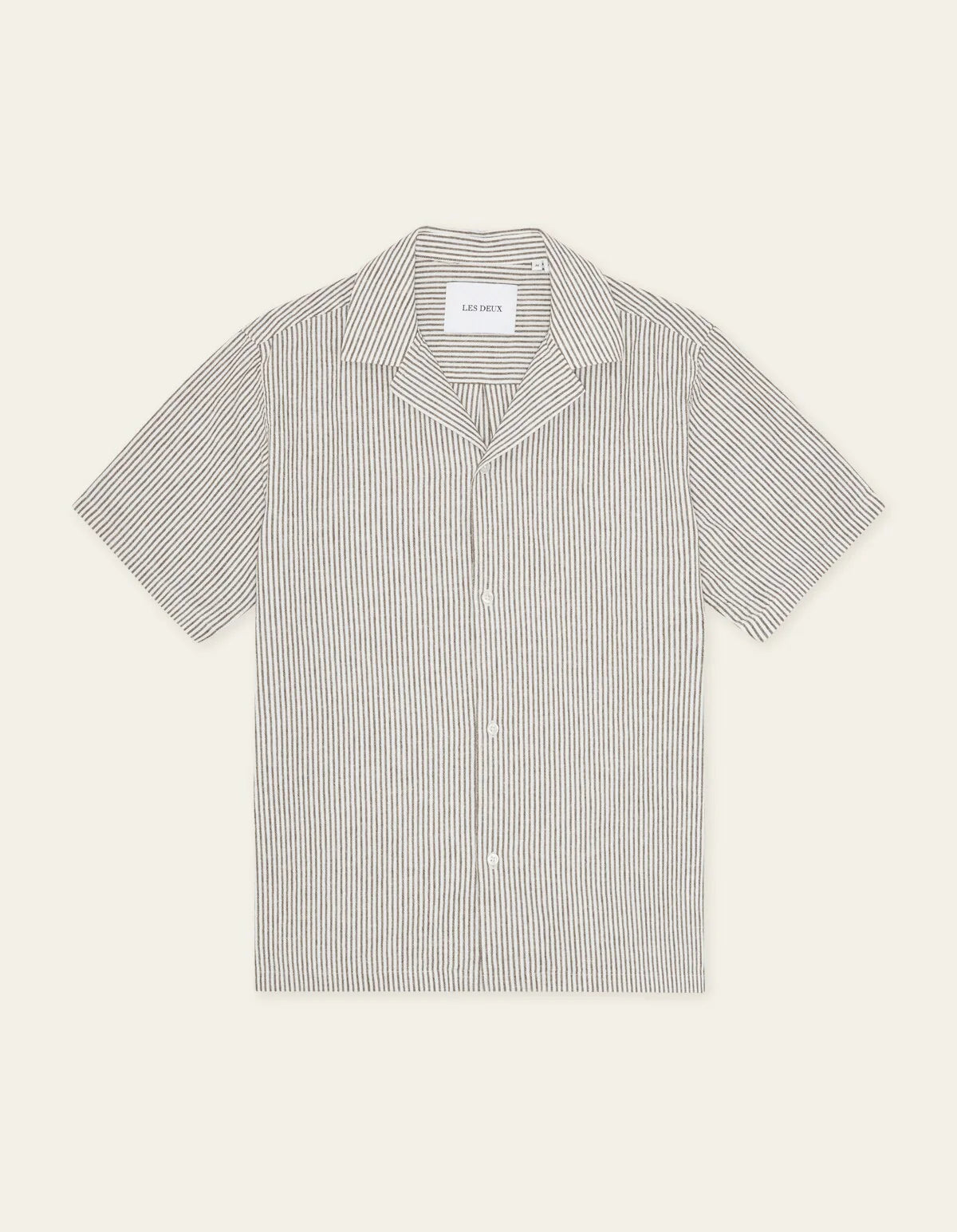 Les Deux - Stripe Cotton-Linen SS Shirt