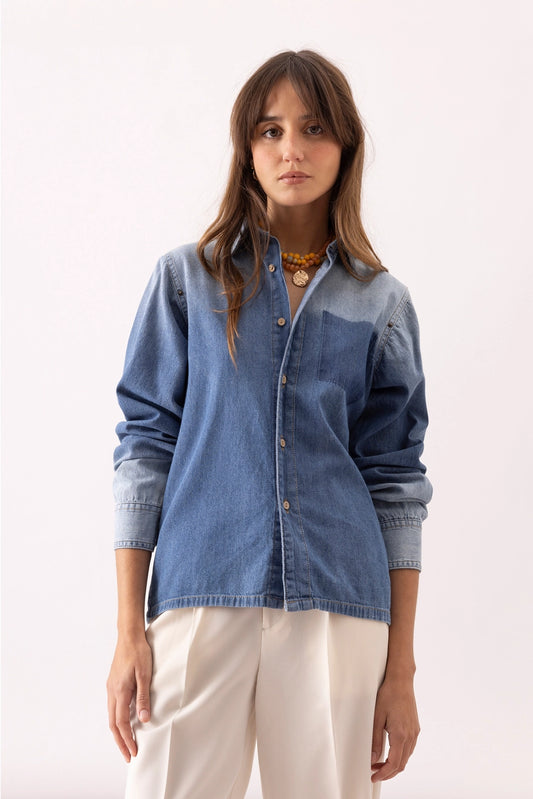 Lanidor Washed Denim Shirt