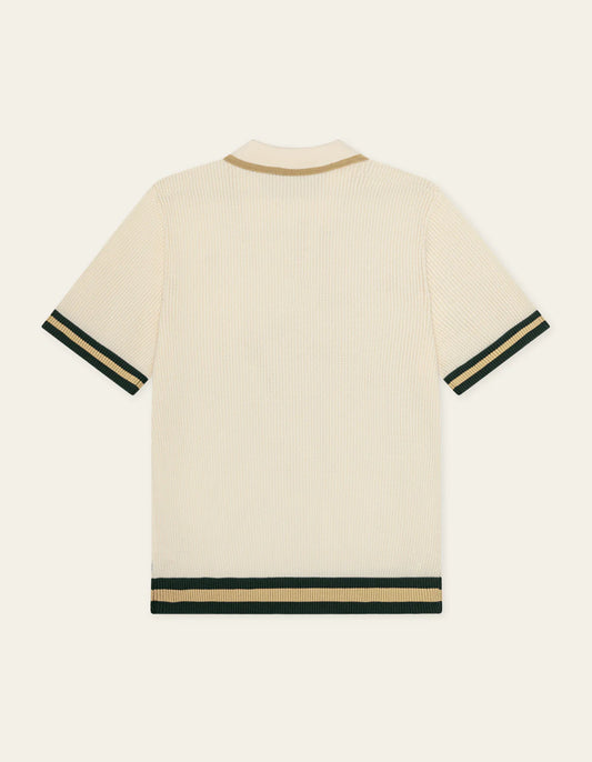 Les Deux - Lace Knitted Polo