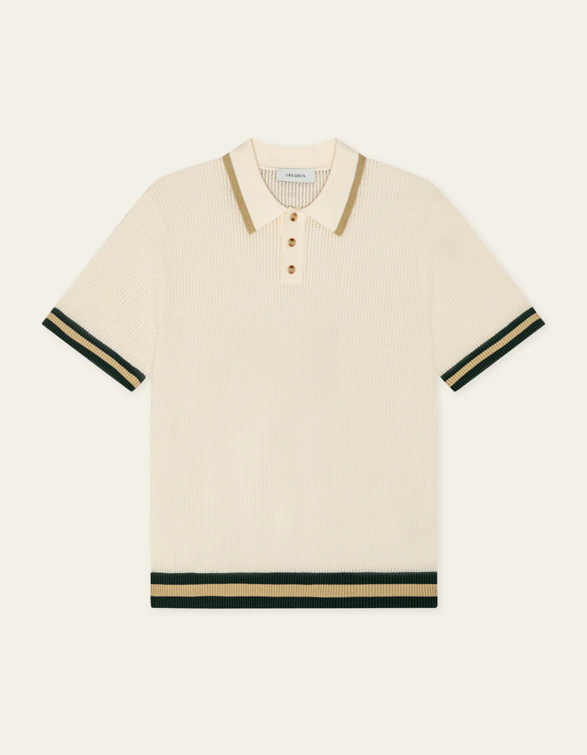 Les Deux - Lace Knitted Polo