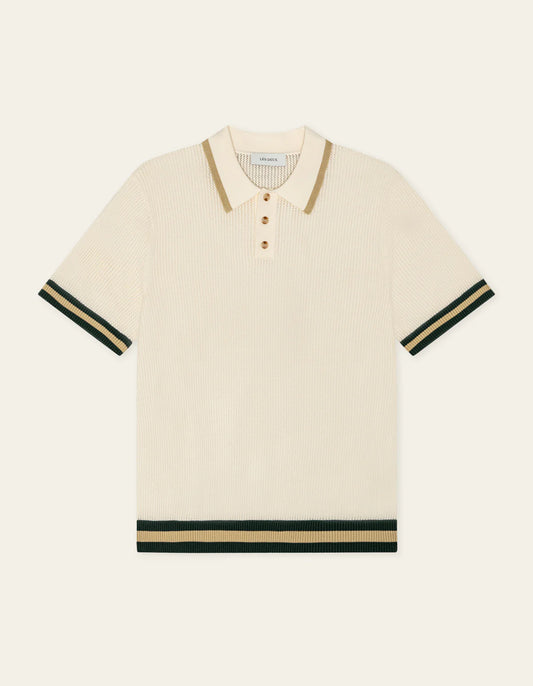 Les Deux - Lace Knitted Polo