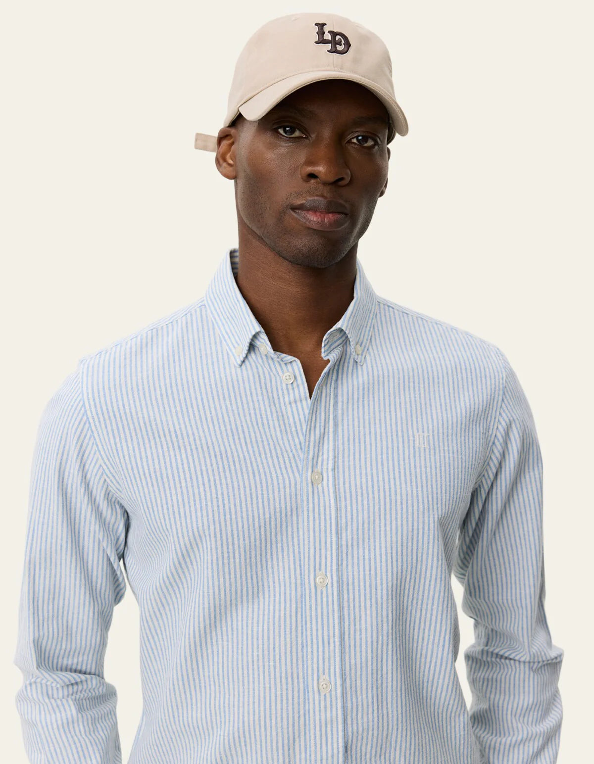 Konrad Stripe Cotton Linen Shirt