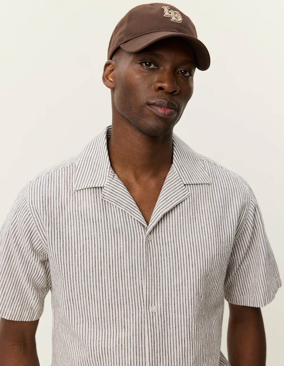 Les Deux - Stripe Cotton-Linen SS Shirt