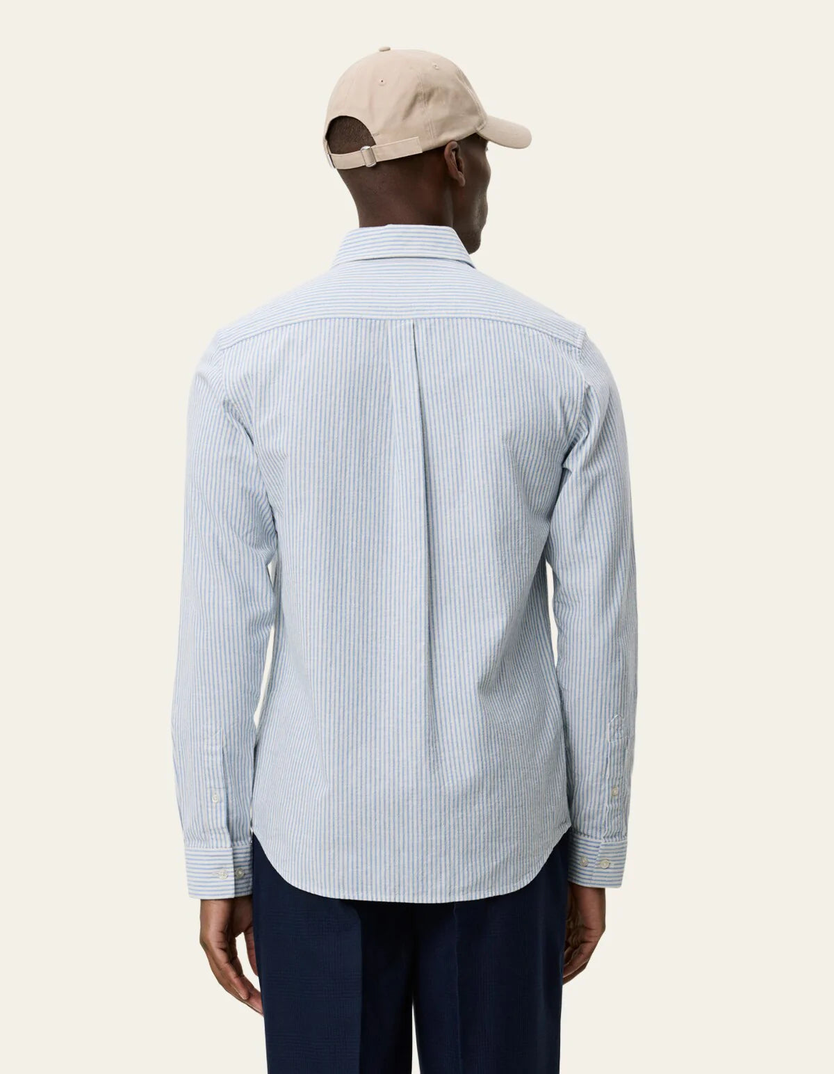 Konrad Stripe Cotton Linen Shirt