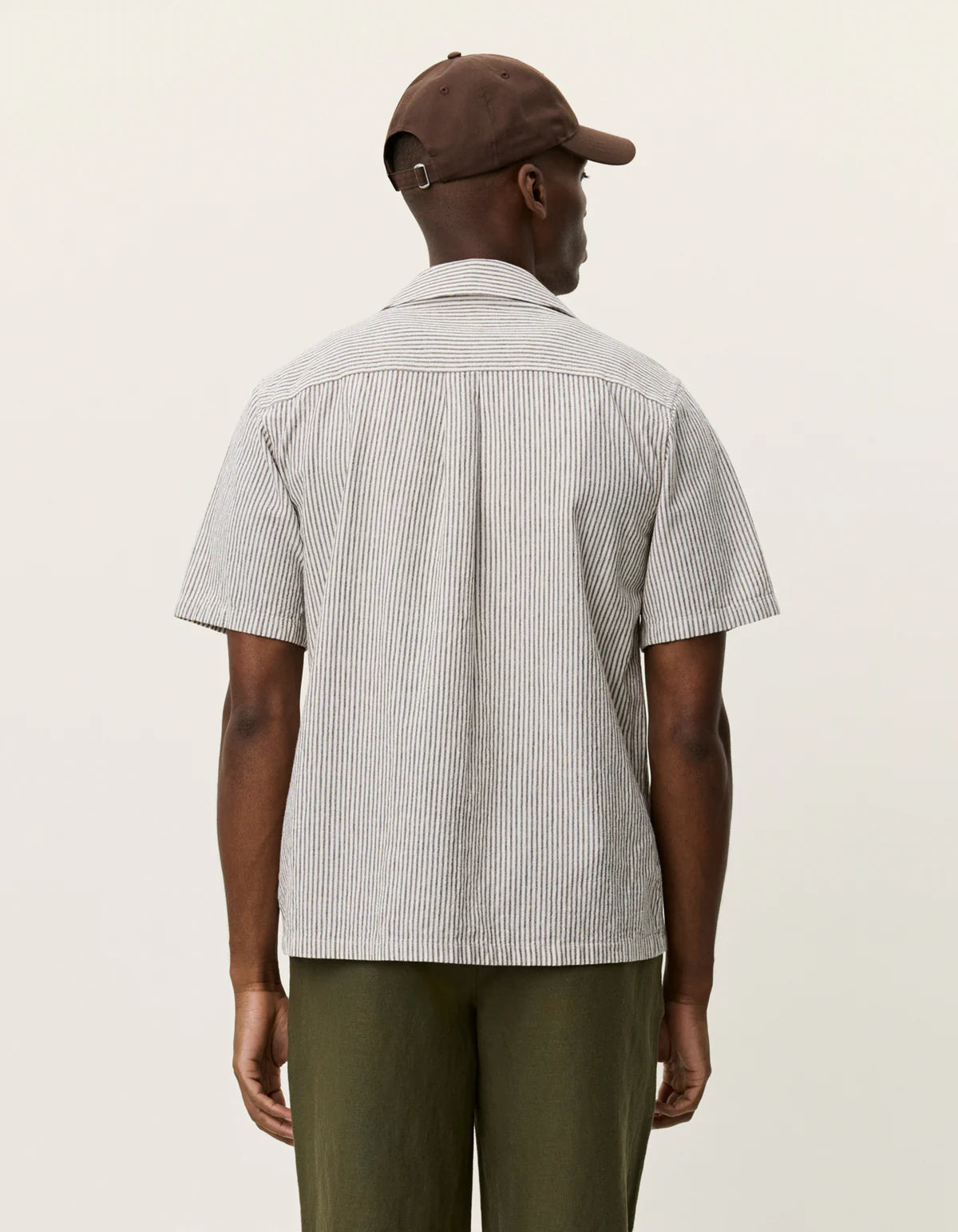Lukas Stripe Cotton Linen SS Shirt