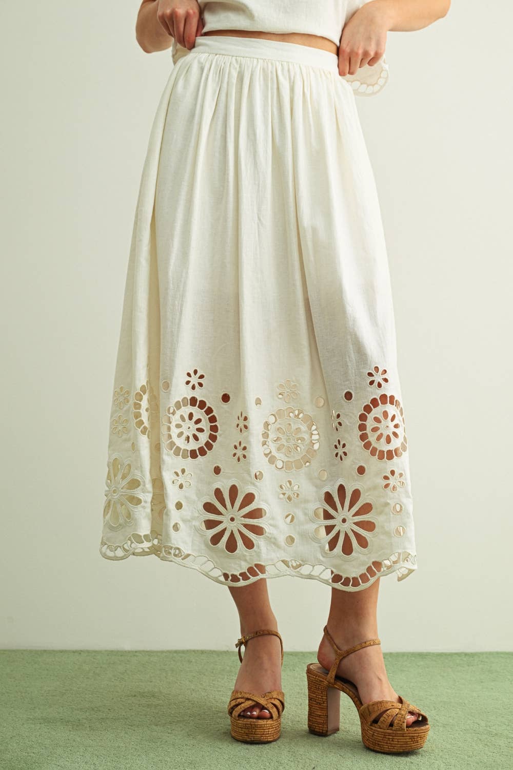 Carolina Embroidered Skirt