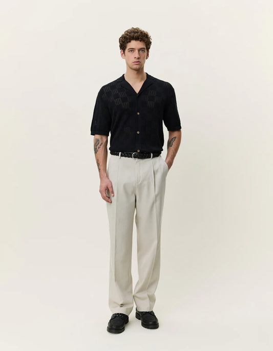 Les Deux - Square Knitted SS Shirt