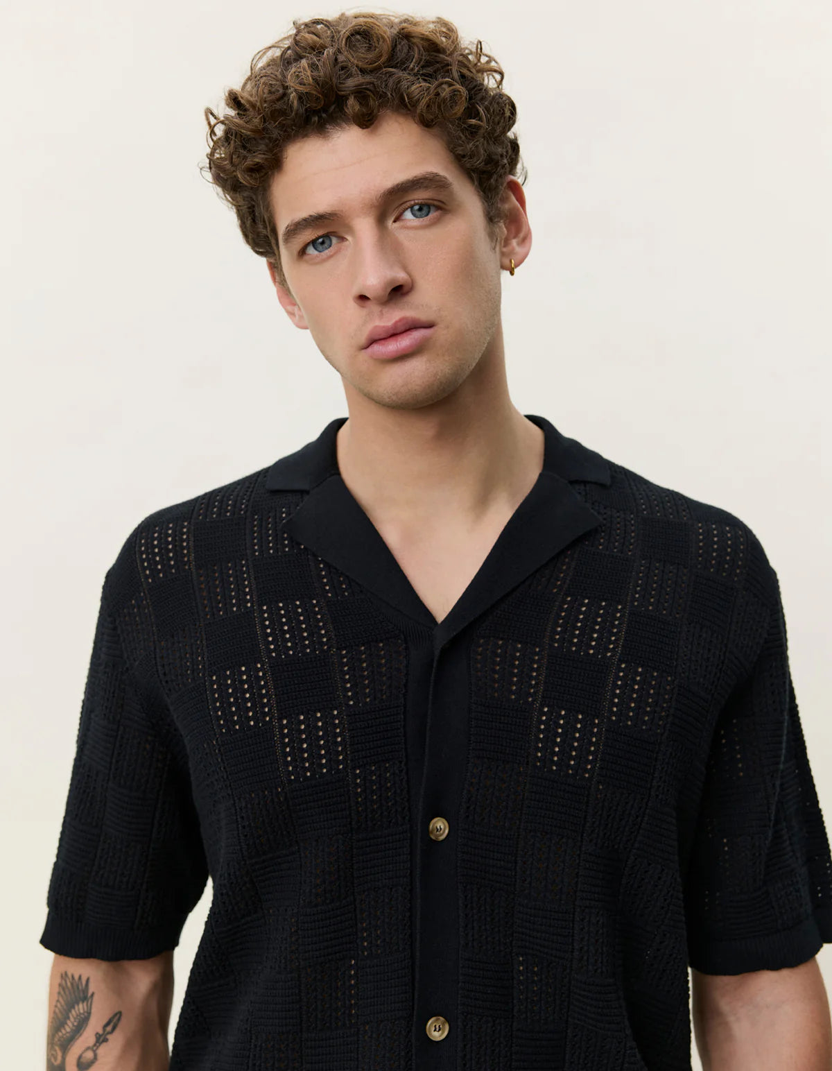 Les Deux - Square Knitted SS Shirt