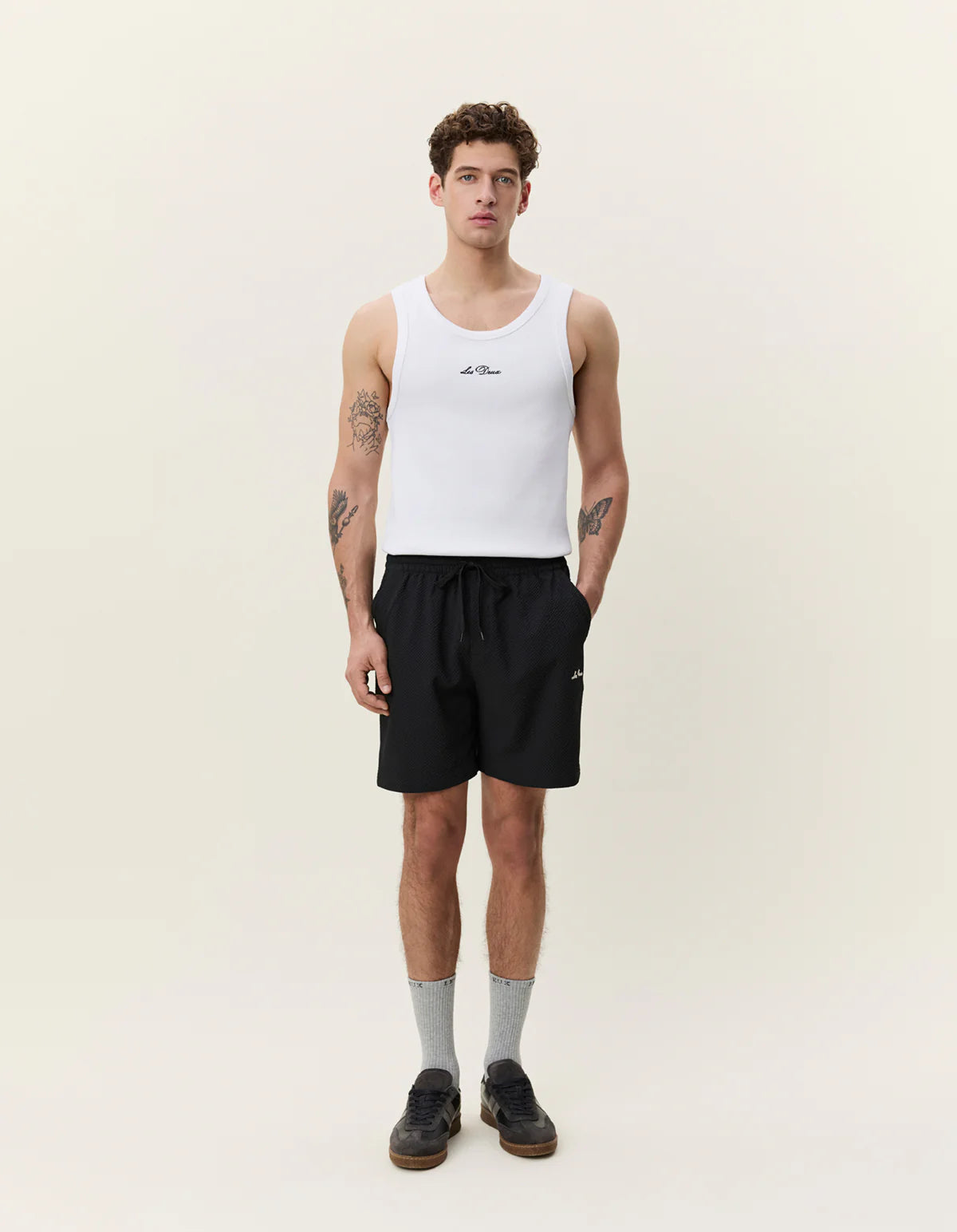 Les Deux - Seersucker Swim Shorts