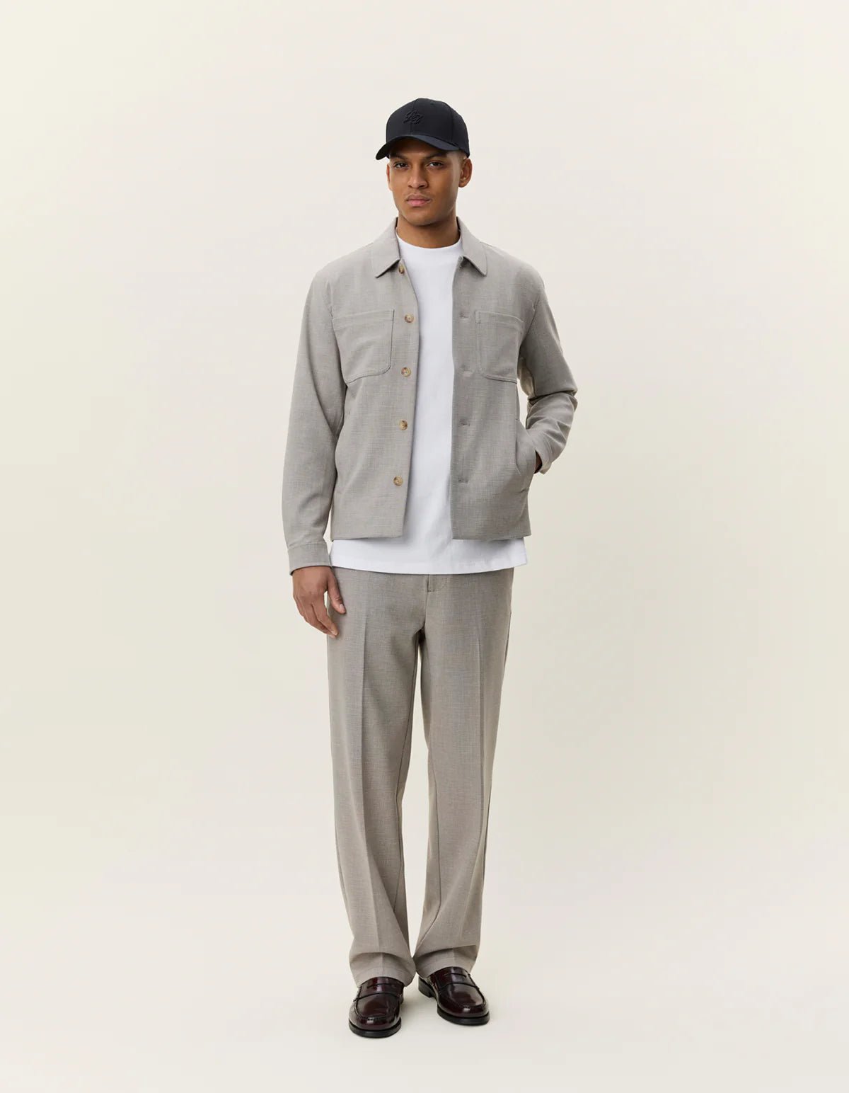 Les Deux - Mini Check Drawstring Pants