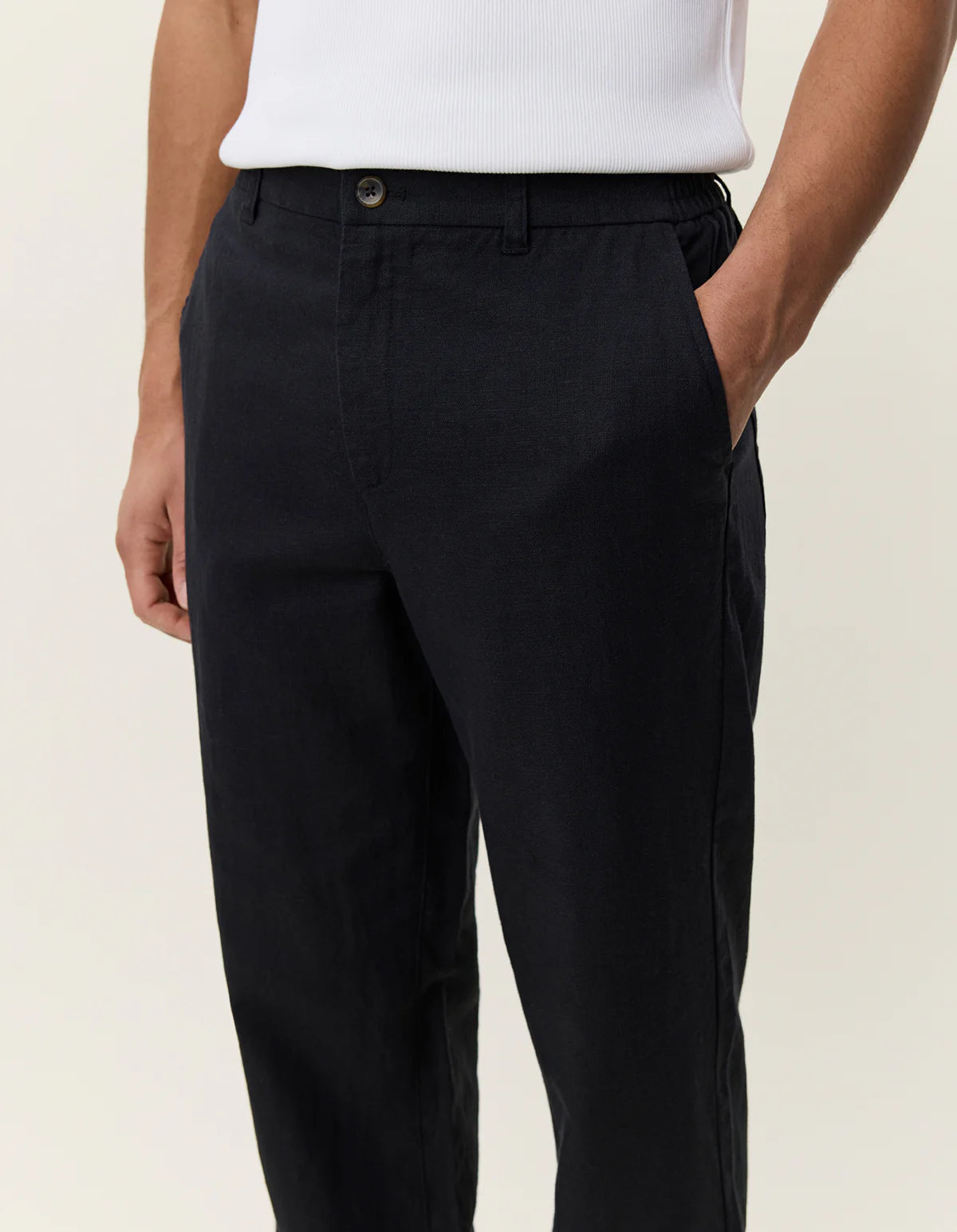 Les Deux - Linen Comfort Suit Pants