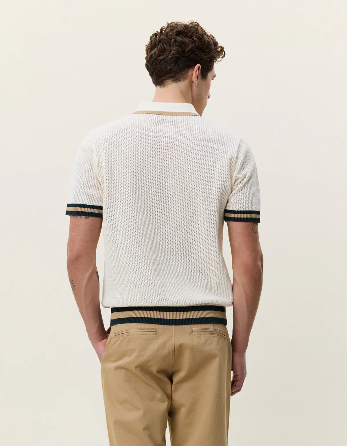 Les Deux - Lace Knitted Polo